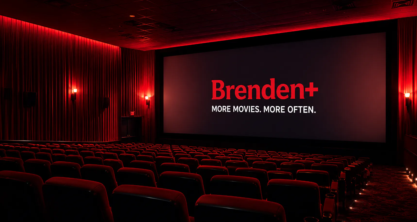 Brenden+ movie theatre screen