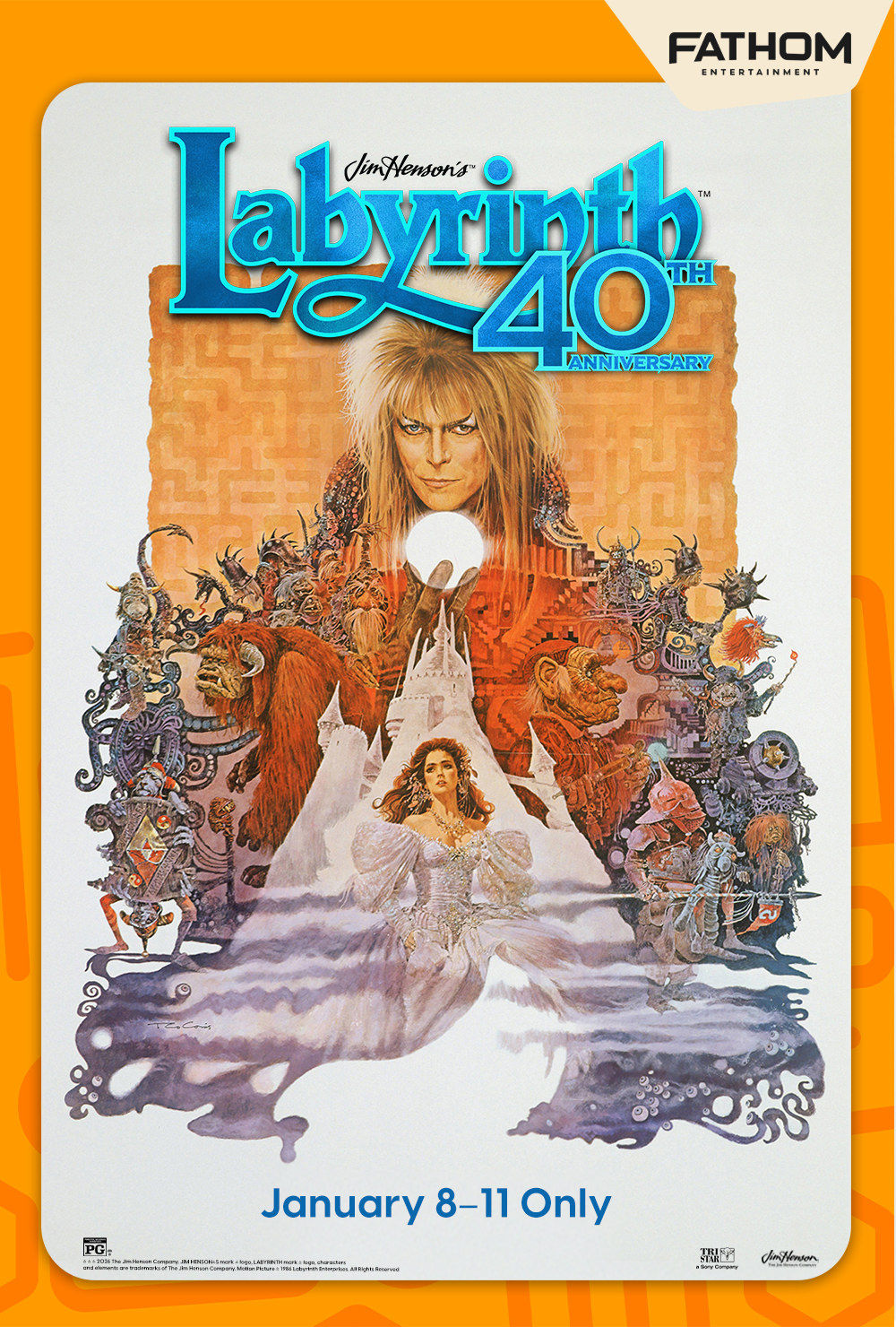 Poster for Labyrinth 40th Anniversary