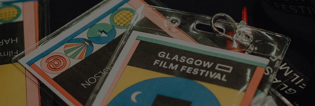 Filmmakers chatting at Glasgow Film Festival