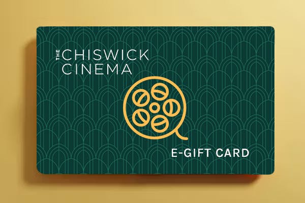 An image of a green, Art Deco design Gift Card for the cinema.